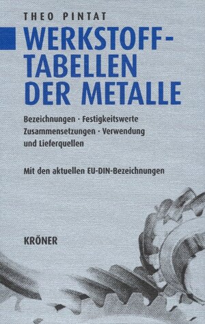 Werkstofftabellen der Metalle: Bezeichnung, Festigkeitswerte, Zusammensetzung, Verwendung und Lieferquellen