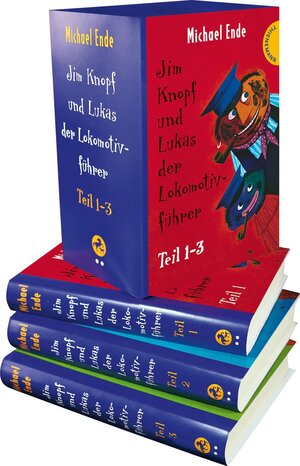 Buchcover Jim Knopf: Jim Knopf und Lukas der Lokomotivführer, Teil 1-3 | Michael Ende | EAN 9783522180603 | ISBN 3-522-18060-7 | ISBN 978-3-522-18060-3