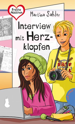 Buchcover Freche Mädchen – freche Bücher!: Interview mit Herzklopfen | Martina Sahler | EAN 9783522503884 | ISBN 3-522-50388-0 | ISBN 978-3-522-50388-4