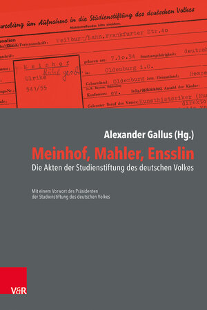 Buchcover Meinhof, Mahler, Ensslin  | EAN 9783525301265 | ISBN 3-525-30126-X | ISBN 978-3-525-30126-5