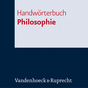 Buchcover Handwörterbuch Philosophie  | EAN 9783525301487 | ISBN 3-525-30148-0 | ISBN 978-3-525-30148-7