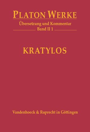 Buchcover Kratylos | Platon | EAN 9783525302019 | ISBN 3-525-30201-0 | ISBN 978-3-525-30201-9