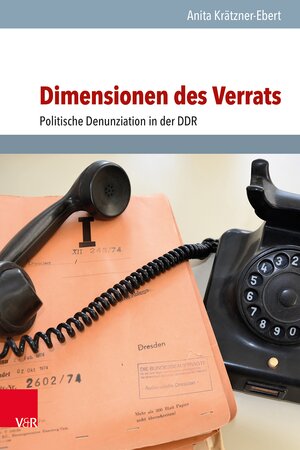 Buchcover Dimensionen des Verrats | Anita Krätzner-Ebert | EAN 9783525302149 | ISBN 3-525-30214-2 | ISBN 978-3-525-30214-9