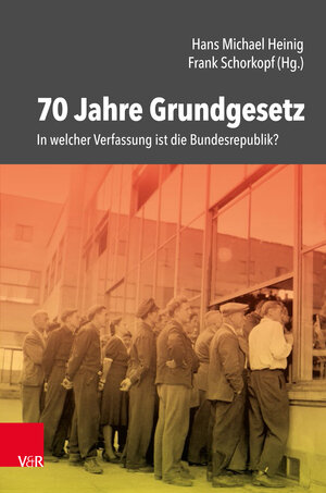 Buchcover 70 Jahre Grundgesetz  | EAN 9783525310786 | ISBN 3-525-31078-1 | ISBN 978-3-525-31078-6