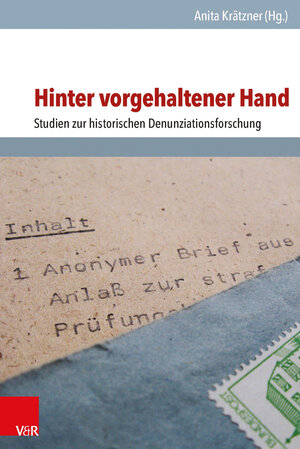 Buchcover Hinter vorgehaltener Hand  | EAN 9783525350812 | ISBN 3-525-35081-3 | ISBN 978-3-525-35081-2