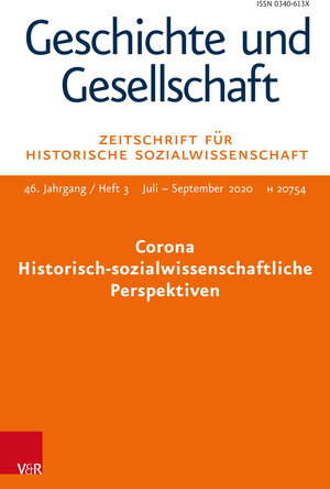 Buchcover Corona – Historisch-sozialwissenschaftliche Perspektiven  | EAN 9783525352199 | ISBN 3-525-35219-0 | ISBN 978-3-525-35219-9
