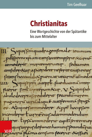 Buchcover Christianitas | Tim Geelhaar | EAN 9783525367254 | ISBN 3-525-36725-2 | ISBN 978-3-525-36725-4