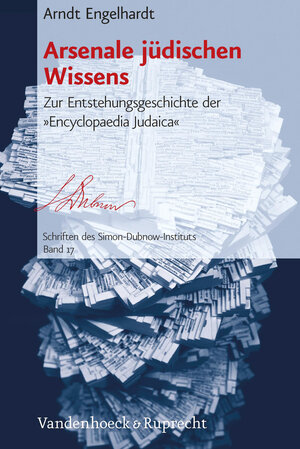 Buchcover Arsenale jüdischen Wissens | Arndt Engelhardt | EAN 9783525369944 | ISBN 3-525-36994-8 | ISBN 978-3-525-36994-4