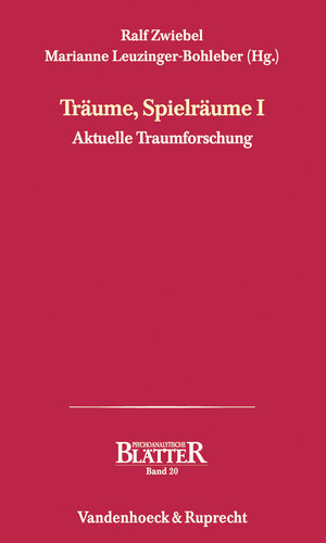 Buchcover Träume, Spielräume I  | EAN 9783525460191 | ISBN 3-525-46019-8 | ISBN 978-3-525-46019-1