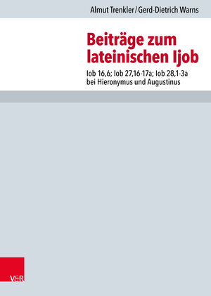 Buchcover Beiträge zum lateinischen Ijob | Almut Trenkler | EAN 9783525503560 | ISBN 3-525-50356-3 | ISBN 978-3-525-50356-0