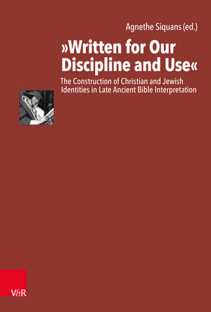 Buchcover “Written for Our Discipline and Use”  | EAN 9783525522196 | ISBN 3-525-52219-3 | ISBN 978-3-525-52219-6