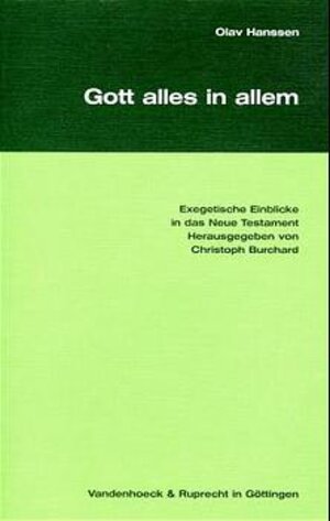 Buchcover Gott alles in allem | Olav Hanssen | EAN 9783525536469 | ISBN 3-525-53646-1 | ISBN 978-3-525-53646-9