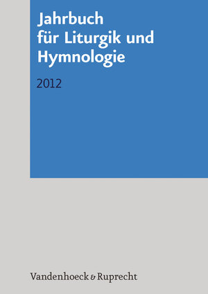 Buchcover Jahrbuch für Liturgik und Hymnologie  | EAN 9783525572221 | ISBN 3-525-57222-0 | ISBN 978-3-525-57222-1