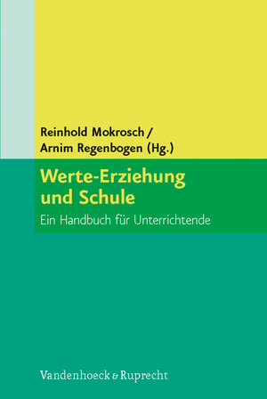 Buchcover Werte-Erziehung und Schule  | EAN 9783525580011 | ISBN 3-525-58001-0 | ISBN 978-3-525-58001-1