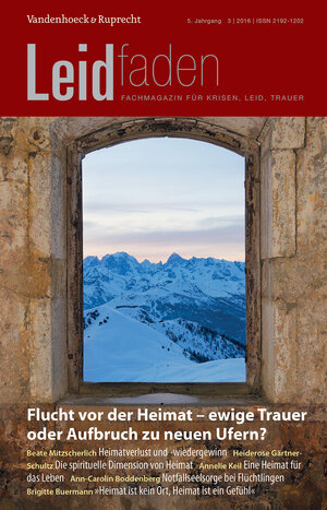 Buchcover Flucht vor der Heimat – ewige Trauer oder Aufbruch zu neuen Ufern?  | EAN 9783525806159 | ISBN 3-525-80615-9 | ISBN 978-3-525-80615-9