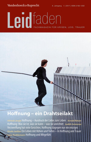 Buchcover Hoffnung – ein Drahtseilakt  | EAN 9783525806173 | ISBN 3-525-80617-5 | ISBN 978-3-525-80617-3