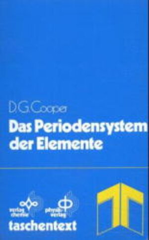 Buchcover Das Periodensystem der Elemente | Desmond G Cooper | EAN 9783527210060 | ISBN 3-527-21006-7 | ISBN 978-3-527-21006-0