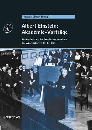 Buchcover Albert Einstein: Akademie-Vorträge  | EAN 9783527406098 | ISBN 3-527-40609-3 | ISBN 978-3-527-40609-8