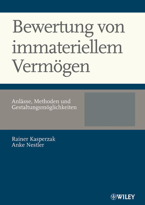 Buchcover Bewertung von immateriellem Vermögen | Rainer Kasperzak | EAN 9783527504220 | ISBN 3-527-50422-2 | ISBN 978-3-527-50422-0