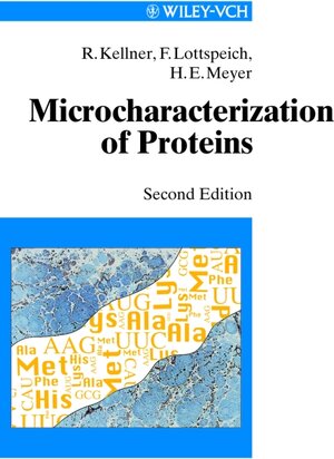 Buchcover Microcharacterization of Proteins | Roland Kellner | EAN 9783527613977 | ISBN 3-527-61397-8 | ISBN 978-3-527-61397-7