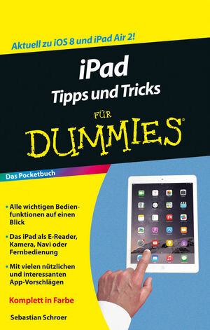 Buchcover iPad Tipps und Tricks für Dummies | Sebastian Schroer | EAN 9783527694686 | ISBN 3-527-69468-4 | ISBN 978-3-527-69468-6
