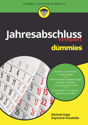 Buchcover Jahresabschluss kompakt für Dummies | Michael Griga | EAN 9783527699551 | ISBN 3-527-69955-4 | ISBN 978-3-527-69955-1