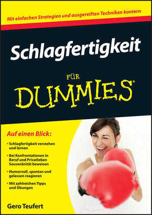 Buchcover Schlagfertigkeit für Dummies | Gero Teufert | EAN 9783527707935 | ISBN 3-527-70793-X | ISBN 978-3-527-70793-5