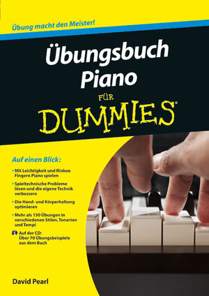 Buchcover Übungsbuch Piano für Dummies | David Pearl | EAN 9783527708154 | ISBN 3-527-70815-4 | ISBN 978-3-527-70815-4