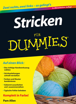 Buchcover Stricken für Dummies | Pam Allen | EAN 9783527709885 | ISBN 3-527-70988-6 | ISBN 978-3-527-70988-5