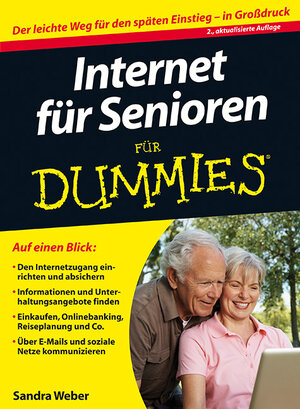 Buchcover Internet für Senioren für Dummies | Sandra Weber | EAN 9783527710331 | ISBN 3-527-71033-7 | ISBN 978-3-527-71033-1