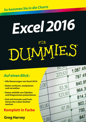 Buchcover Excel 2016 für Dummies | Greg Harvey | EAN 9783527711970 | ISBN 3-527-71197-X | ISBN 978-3-527-71197-0