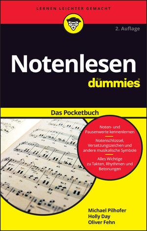 Buchcover Notenlesen für Dummies Pocketbuch | Michael Pilhofer | EAN 9783527712717 | ISBN 3-527-71271-2 | ISBN 978-3-527-71271-7