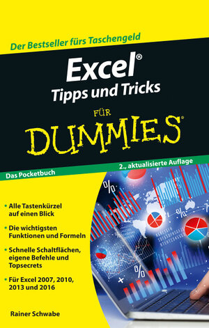 Buchcover Excel Tipps und Tricks für Dummies | Rainer Schwabe | EAN 9783527712953 | ISBN 3-527-71295-X | ISBN 978-3-527-71295-3