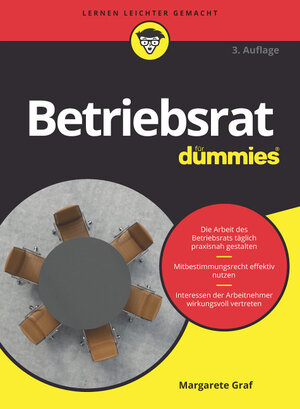 Buchcover Betriebsrat für Dummies | Margarete Graf | EAN 9783527714186 | ISBN 3-527-71418-9 | ISBN 978-3-527-71418-6