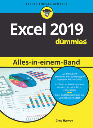 Buchcover Excel 2019 Alles in einem Band für Dummies | Greg Harvey | EAN 9783527716081 | ISBN 3-527-71608-4 | ISBN 978-3-527-71608-1