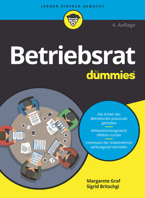 Buchcover Betriebsrat für Dummies | Margarete Graf | EAN 9783527718849 | ISBN 3-527-71884-2 | ISBN 978-3-527-71884-9