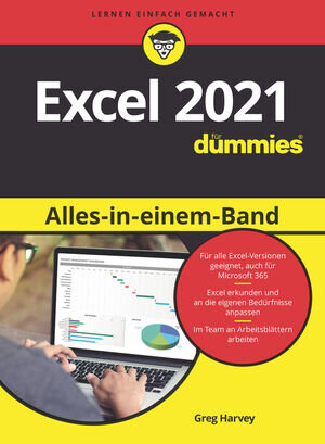 Buchcover Excel 2021 Alles-in-einem-Band für Dummies | Paul McFedries | EAN 9783527837540 | ISBN 3-527-83754-X | ISBN 978-3-527-83754-0