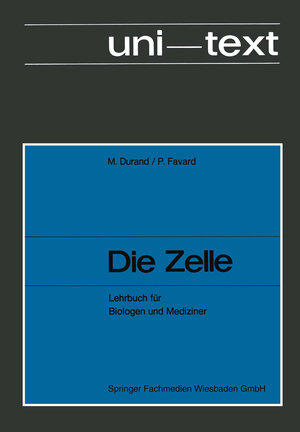 Buchcover Die Zelle | M. Durand | EAN 9783528035372 | ISBN 3-528-03537-4 | ISBN 978-3-528-03537-2
