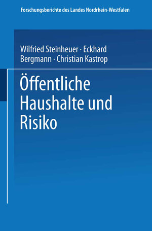 Buchcover Öffentliche Haushalte und Risiko | Eckhard Bergmann | EAN 9783531032436 | ISBN 3-531-03243-7 | ISBN 978-3-531-03243-6
