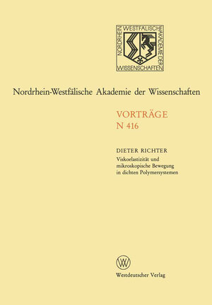 Buchcover Natur-, Ingenieur- und Wirtschaftswissenschaften | Dieter Richter | EAN 9783531084169 | ISBN 3-531-08416-X | ISBN 978-3-531-08416-9