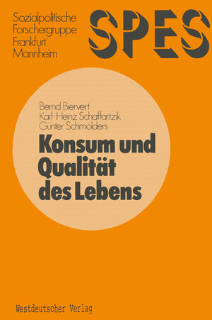 Buchcover Konsum und Qualität des Lebens  | EAN 9783531112268 | ISBN 3-531-11226-0 | ISBN 978-3-531-11226-8