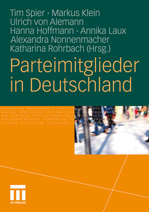Buchcover Parteimitglieder in Deutschland  | EAN 9783531140421 | ISBN 3-531-14042-6 | ISBN 978-3-531-14042-1