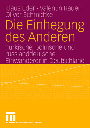 Buchcover Die Einhegung des Anderen | Klaus Eder | EAN 9783531143026 | ISBN 3-531-14302-6 | ISBN 978-3-531-14302-6