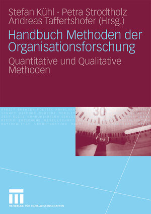 Buchcover Handbuch Methoden der Organisationsforschung  | EAN 9783531158273 | ISBN 3-531-15827-9 | ISBN 978-3-531-15827-3