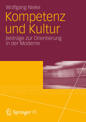 Buchcover Kompetenz und Kultur | Wolfgang Nieke | EAN 9783531158846 | ISBN 3-531-15884-8 | ISBN 978-3-531-15884-6