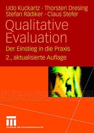 Buchcover Qualitative Evaluation | Udo Kuckartz | EAN 9783531159034 | ISBN 3-531-15903-8 | ISBN 978-3-531-15903-4