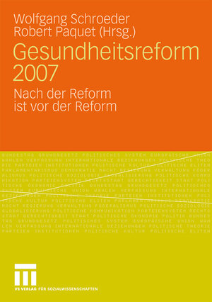 Buchcover Gesundheitsreform 2007  | EAN 9783531159843 | ISBN 3-531-15984-4 | ISBN 978-3-531-15984-3