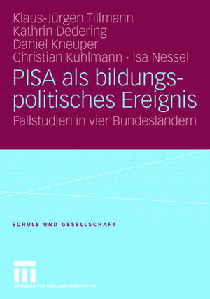 Buchcover PISA als bildungspolitisches Ereignis | Klaus-Jürgen Tillmann | EAN 9783531160269 | ISBN 3-531-16026-5 | ISBN 978-3-531-16026-9