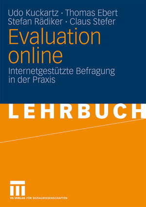Buchcover Evaluation online | Udo Kuckartz | EAN 9783531162492 | ISBN 3-531-16249-7 | ISBN 978-3-531-16249-2