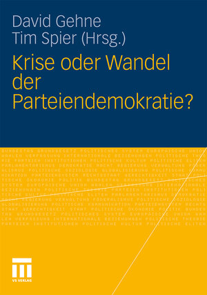 Buchcover Krise oder Wandel der Parteiendemokratie?  | EAN 9783531166704 | ISBN 3-531-16670-0 | ISBN 978-3-531-16670-4